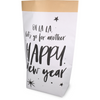 Klika -  Zak | Cadeauzak | Kraftpapier | 40/ 14x58.5cm | Ohlala | wit/zwart | 100 stuks