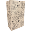 Klika -  Zak | Blokbodemzak | Papier | 18/ 10x31cm | Sint | bruin | 1000 stuks
