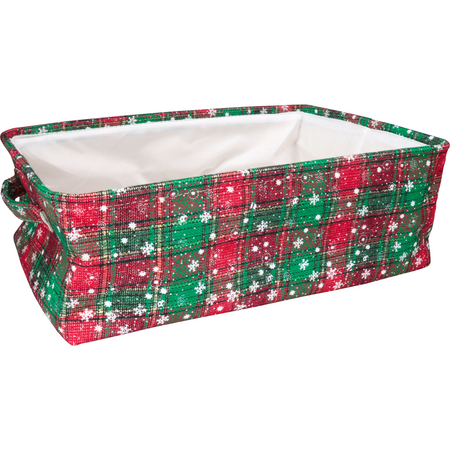 Klika -  Mand | pE | 38x26x13cm | rechthoekig | rood/groen/wit | 20 stuks