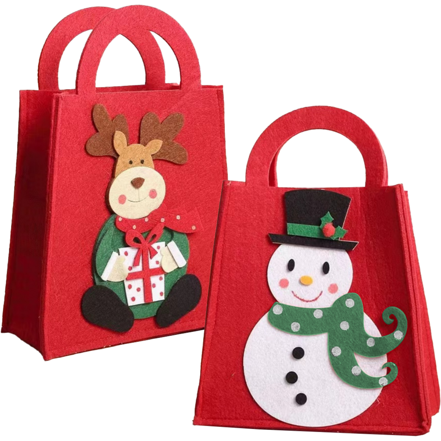 Klika - tas | Snowman / Rendeer | Fonction | 20x8x27.5cm | Assorti | 10 pièces