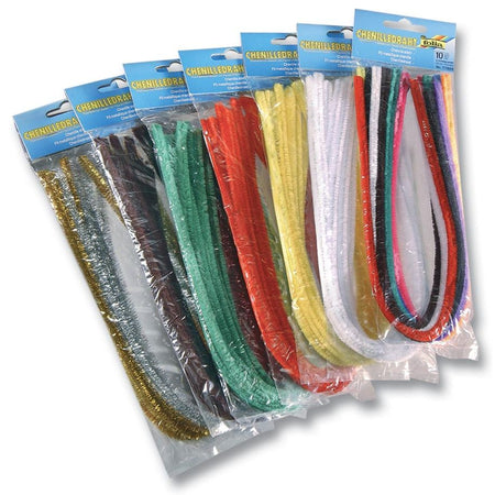 Folia - fil chenille paquet de 100 pièces, diamètre 8 mm