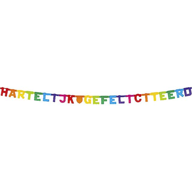 Haza - Letterlinger Félicitations Couleur | 5 pièces