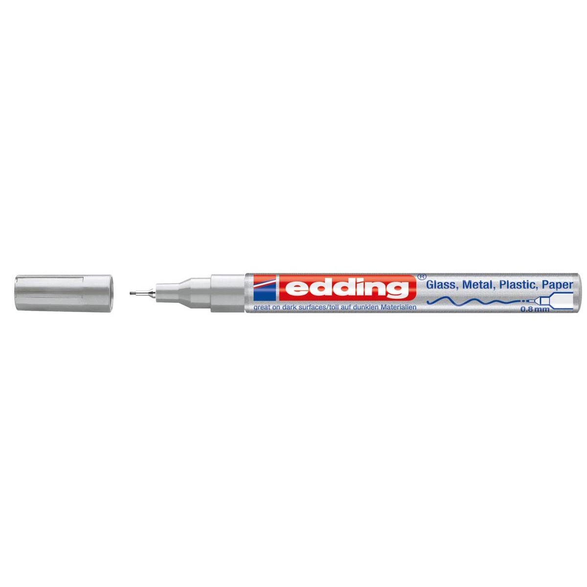 Edding -  glanslakmarker e-780 CR zilver