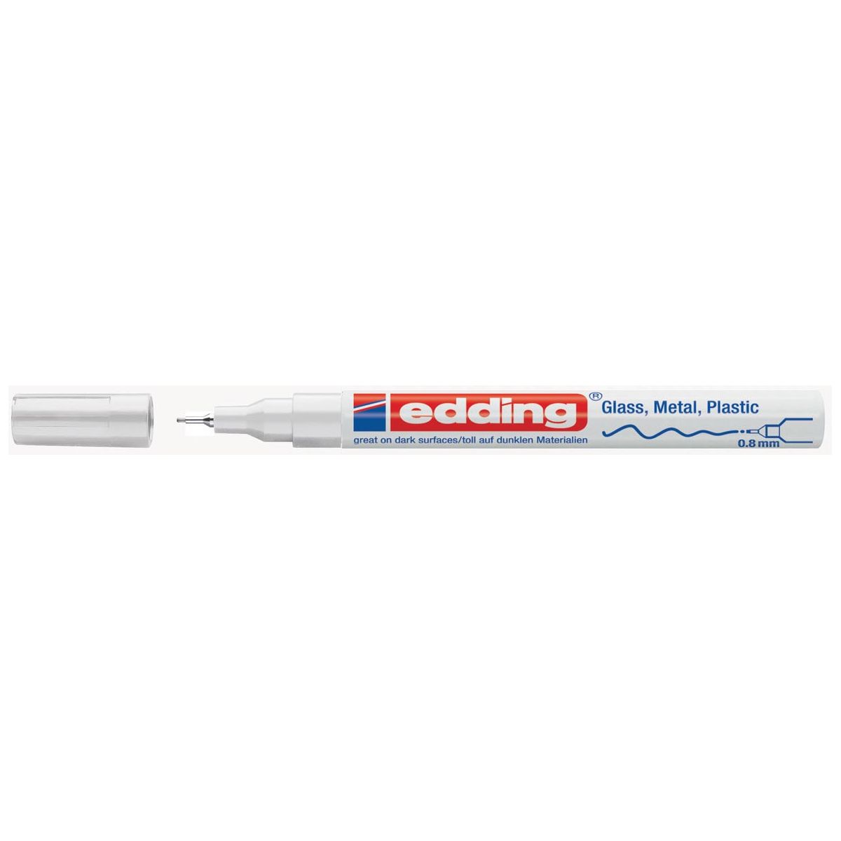 Edding - glanslakmarker e-780 CR wit