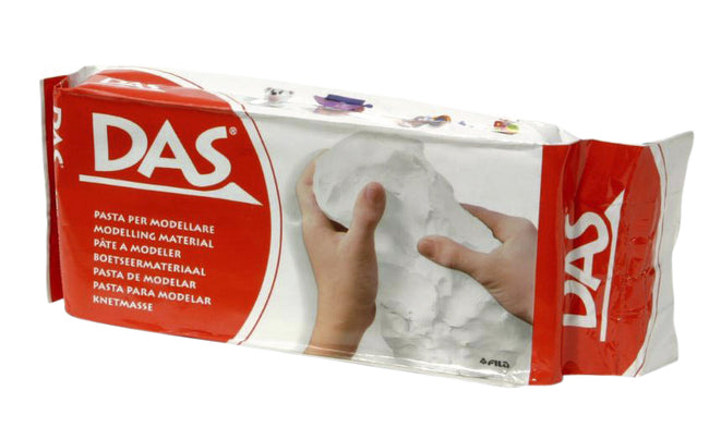 DAS - Pâte à modeler durcissant à l'air 500 grammes blanche