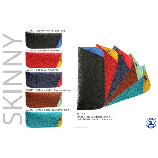 I Need You - Skinny-Etui für Lesebrillen sortiert | 100 Stück
