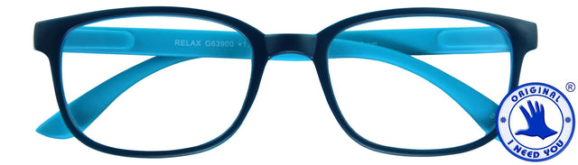 I NEED YOU - Lunettes de lecture +1,00 dpt Relax bleu-bleu clair