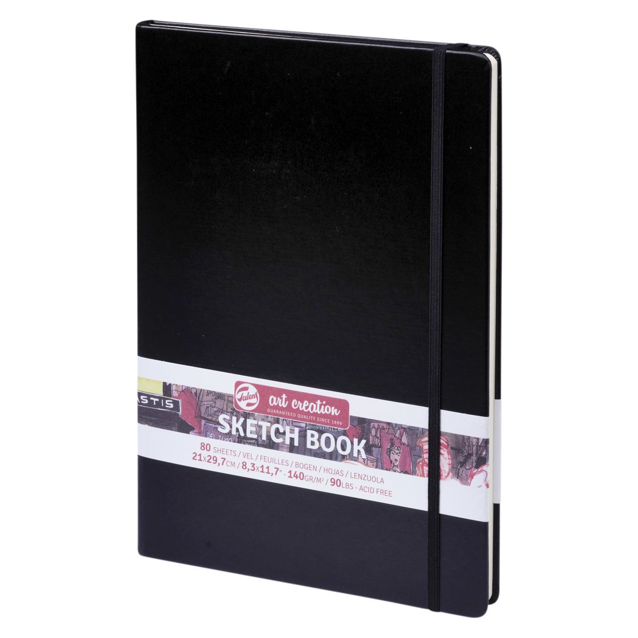Talens Art Creation -  Schetsboek art creation zwart 21x30 cm