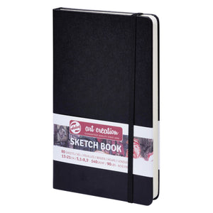 Talens Art Creation - Carnet de croquis Art Creation noir 13x21cm 140gr 80 feuilles