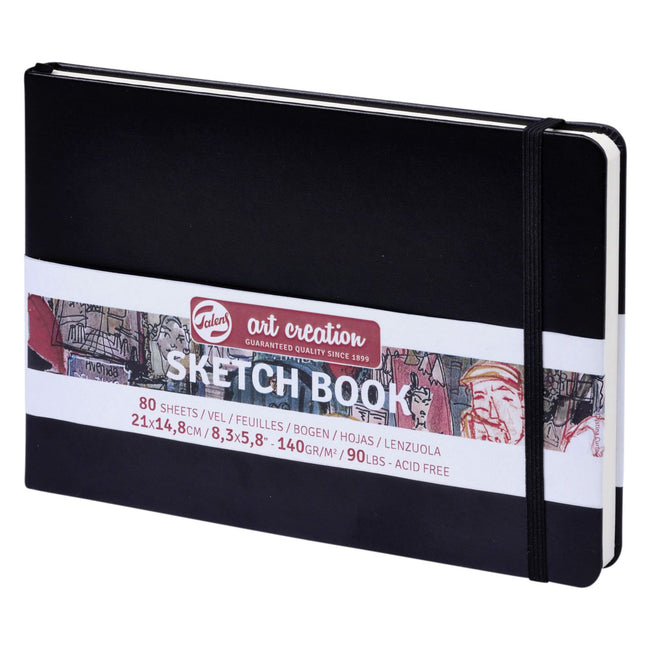 Talens Art Creation - Skizzenbuch Art Creation schwarz 21x15cm 140gr 80 Blatt