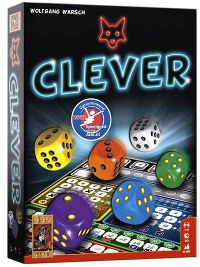 999 games - Jeu de dés Clever | 6 pièces