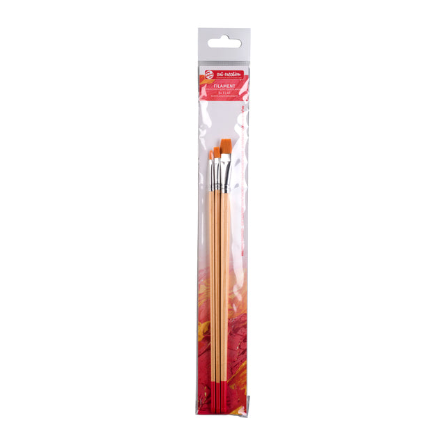 Talens Art Creation - Brush Art Creation filament plat assorti lot de 3 pièces
