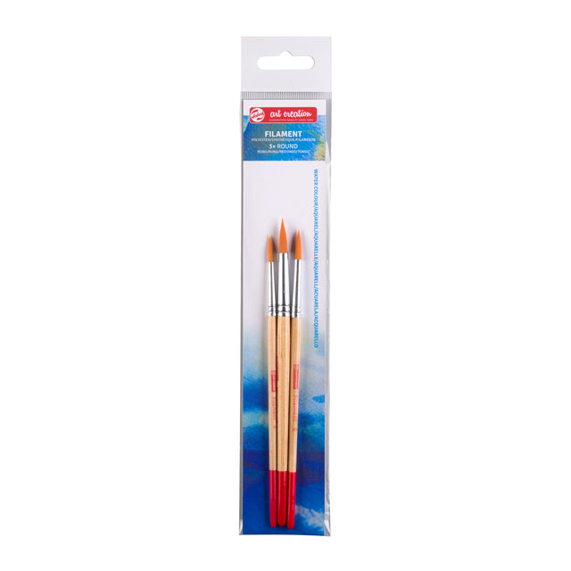 Talens Art Creation - Brush Art Creation filament rond assorti lot de 3 pièces