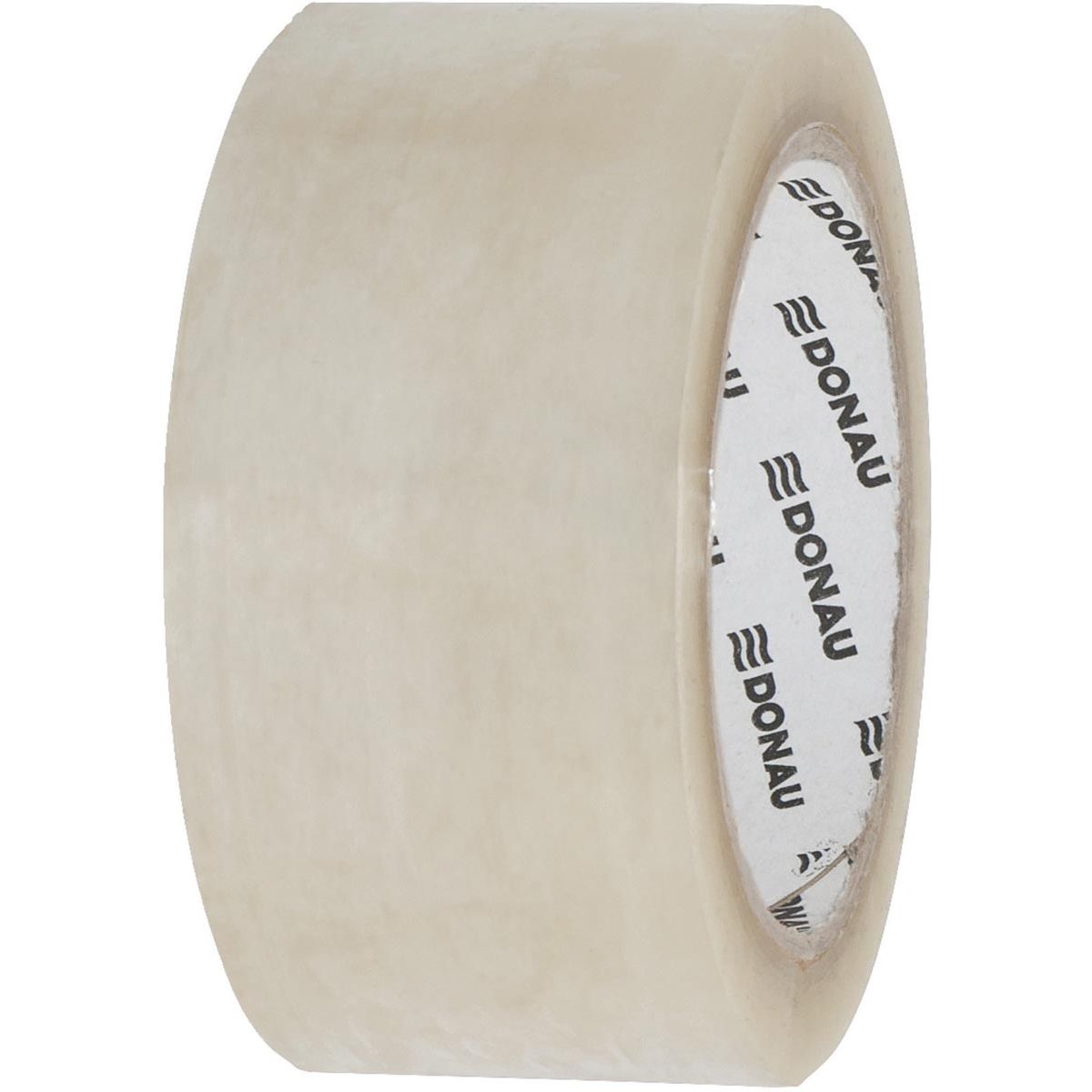 DONAU -   verpakkingsplakband Solvent, 42 micron, 48 x 60 m, transparant