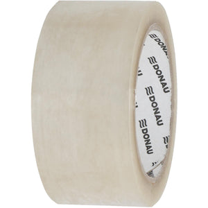 DONAU -   verpakkingsplakband Solvent, 42 micron, 48 x 60 m, transparant