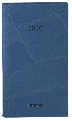 Brepols - Agenda 2026 Optivision Pocket Lucca 7 jours/2 pages assortis