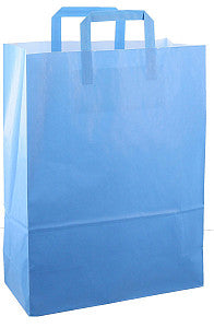 Timmers - Papieren tas 32x15x43cm 50st licht blauw OP=OP