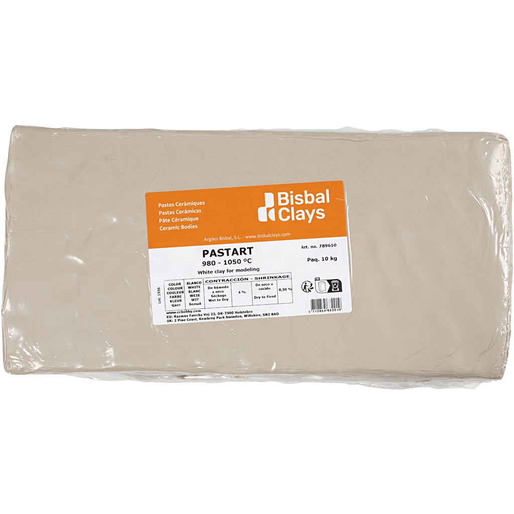 Creativ Company - Pâte à modeler blanche 10 kg
