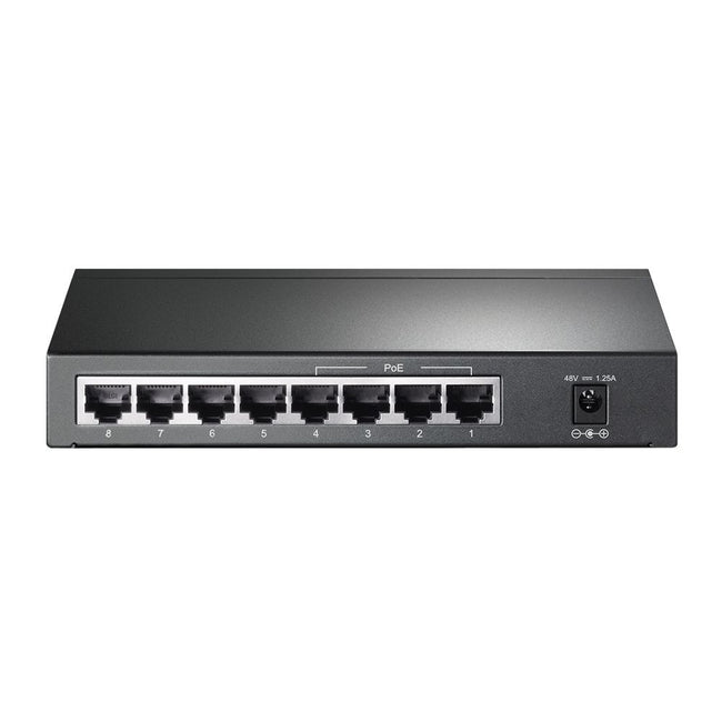 TP-LINK -   TL-SG1008P Managed Gigabit Ethernet (10/100/1000) Power over Ethernet (PoE) Grijs