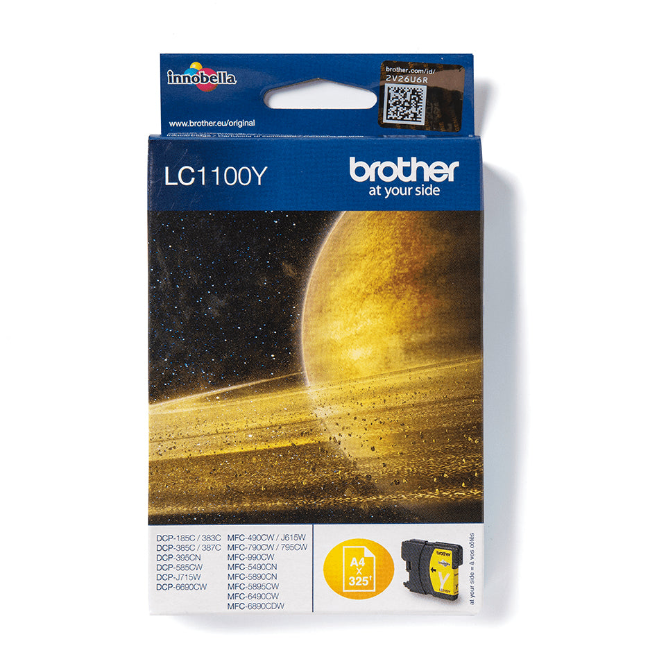 Brother - Cartouche d'encre LC-1100Y jaune