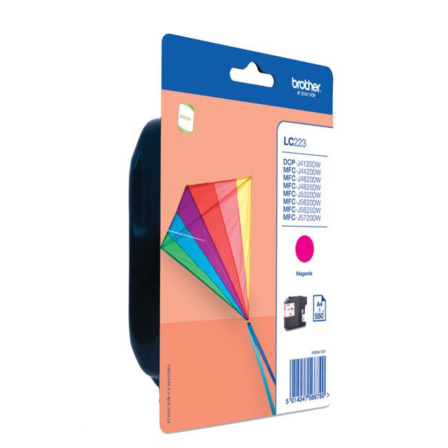 Brother - cartouche d'encre, 600 pages, OEM LC-223M, magenta