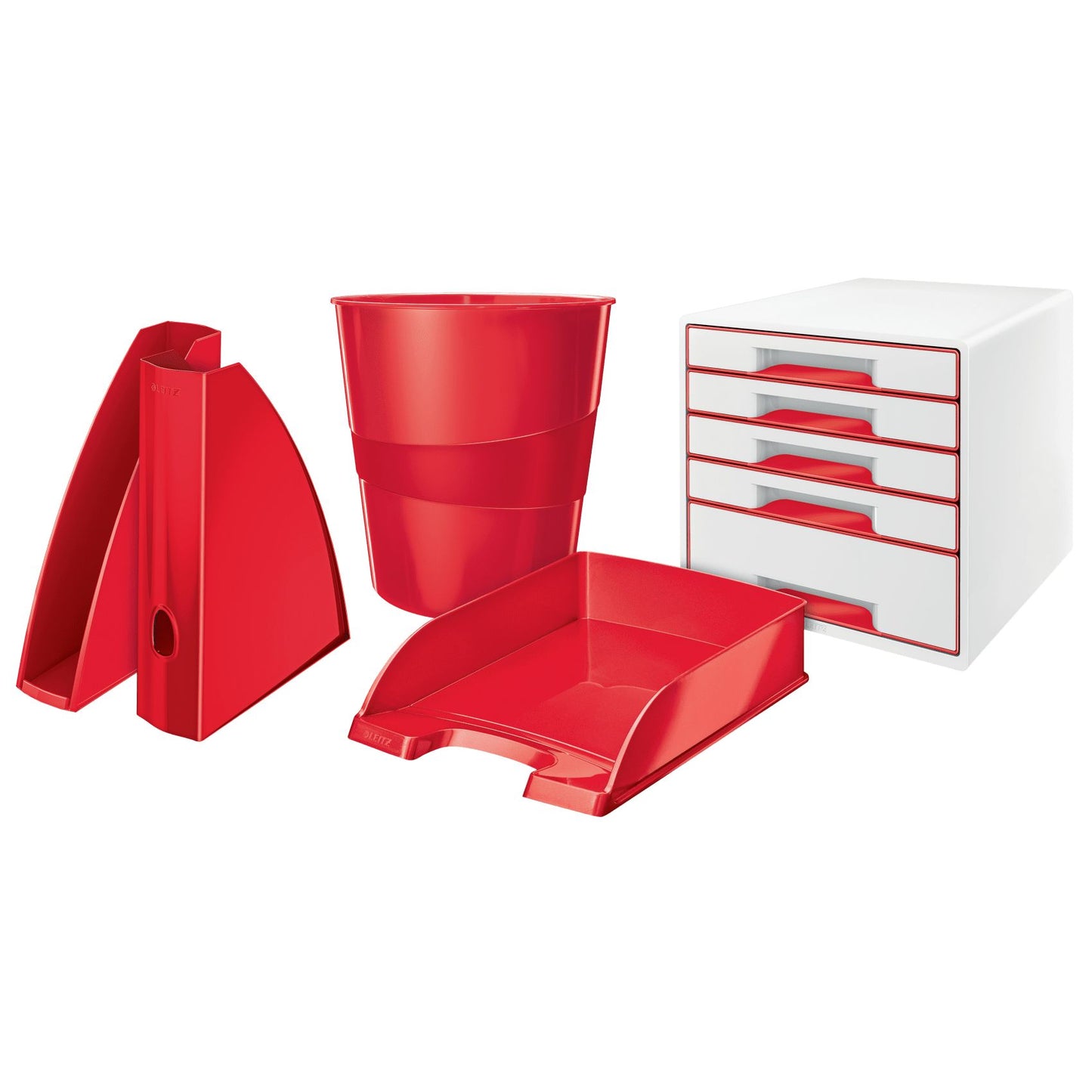 Leitz -  WOW Rond Kunststof Rood