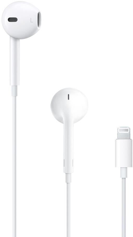 Apple - Apple Earpods, foudre (8 pin), blanc