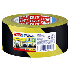 Tesa -  Waarschuwingse 66mx50mm geel zwart