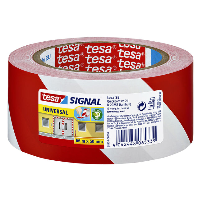 Tesa - Avertissement et marquage ® Signal Universel 66mx50mm rouge..
