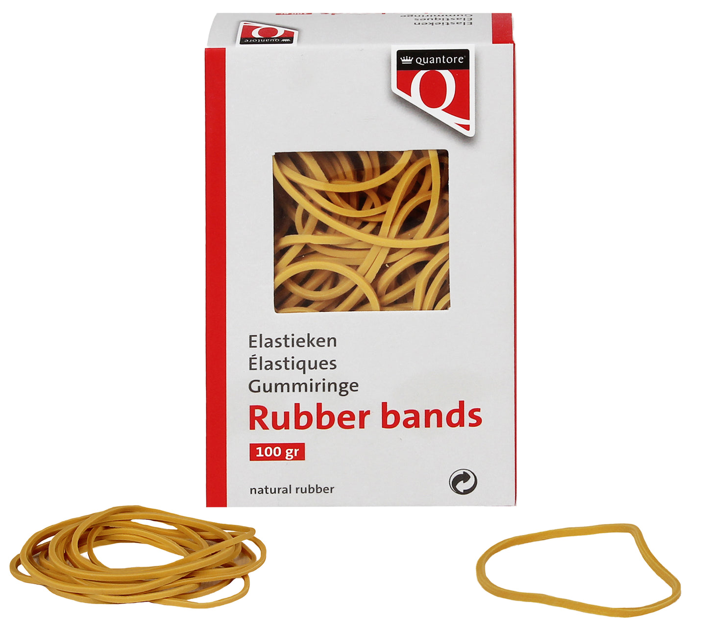 Quantore - Élastique 22 100x1.5x1mm 100gramme | 10 pièces