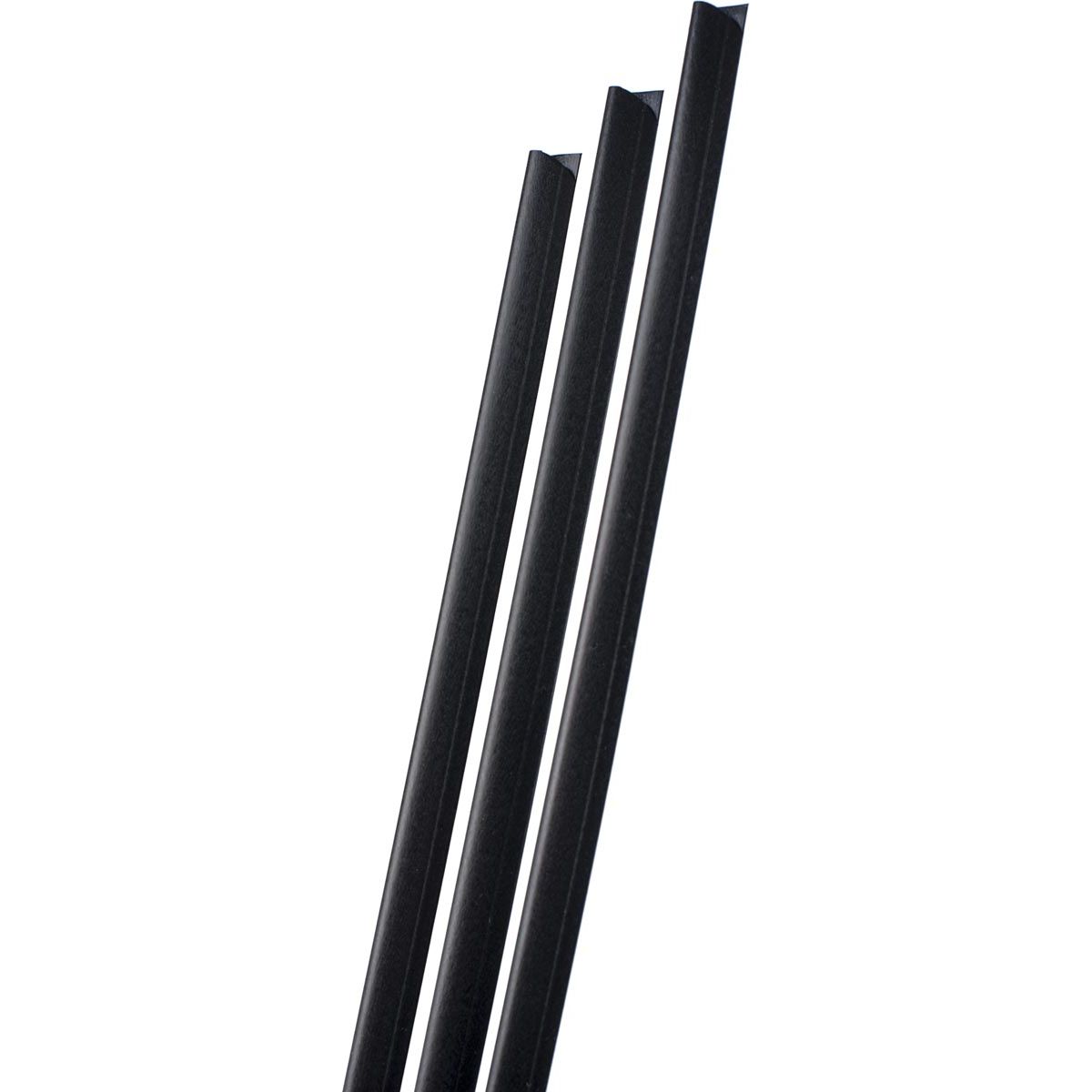 Pavo - Klemmleisten, Packung à 100 Stück, 3 mm, schwarz