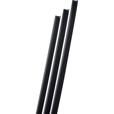 Pavo - Klemmleisten, Packung à 100 Stück, 6 mm, schwarz