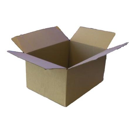 Klika - Carton d'expédition, vague simple, 3 mm, marron, pi 430 x 310 x 220 mm