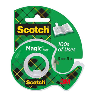 Scotch - ruban adhésif Magic e ft 19 mm x 15 m