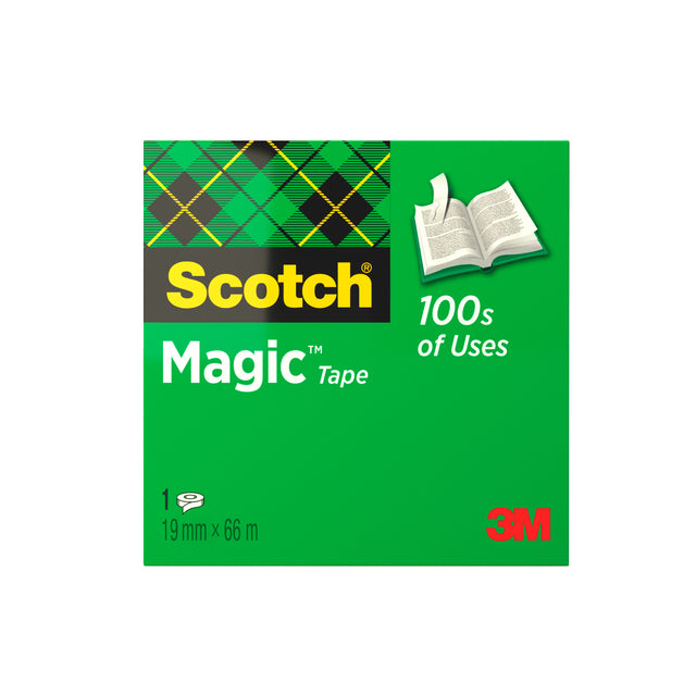 Scotch - Ruban adhésif magic 810 19mmx66m invisible mat | 12 pièces