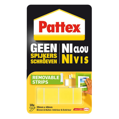 Pattex -  Supermontagestrip  2kg verwijderbaar 10st