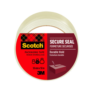Scotch - Emballage Secure Seal 50mmx50m transparent | 12 pièces