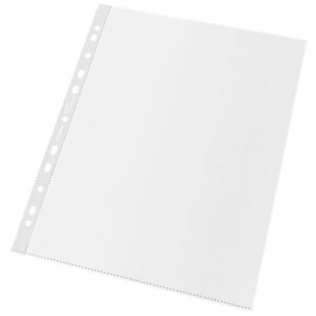 Esselte - sac de présentation perforé, 100% recyclé, ft A4 maxi, 70 microns, boîte de 50 pièces