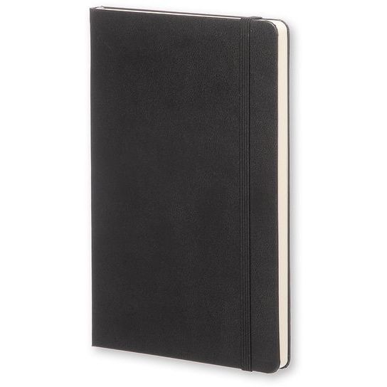 Moleskine -  Notitieboek  large 130x210 dots hc zw