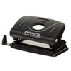 OFFICE products -   perforator, 12 blad, in metaal, zwart