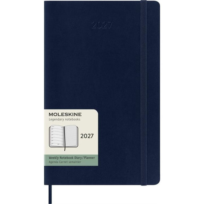 Moleskine -  Agenda 2027 msk plan week large sc sapphire blue