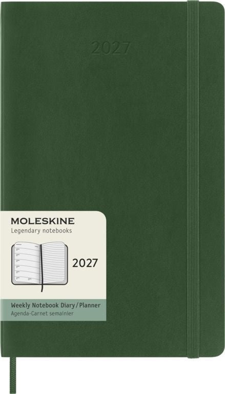 Moleskine -  Agenda 2027 msk plan week large sc myrtle green