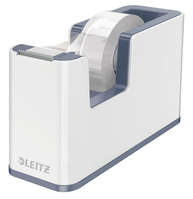 Leitz - Support de ruban adhésif WOW blanc/gris