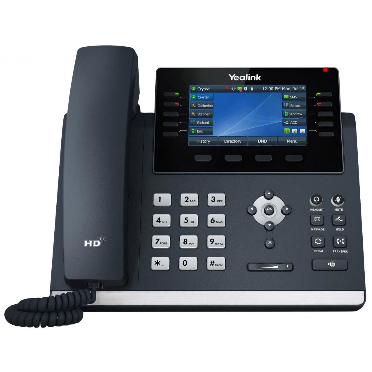YEALINK -   SIP-T46U IP telefoon Grijs LCD Wifi