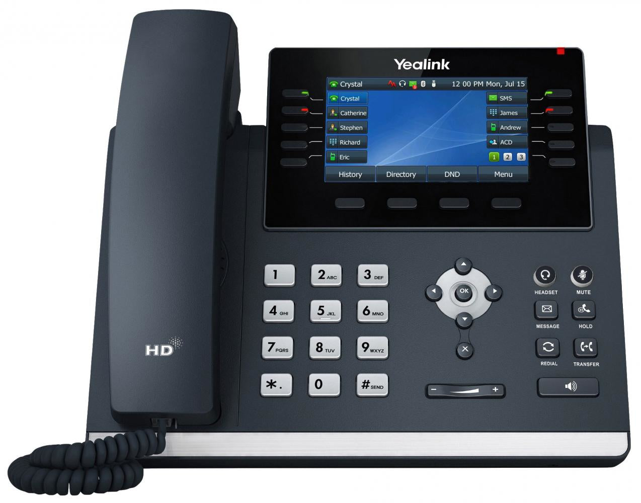 YEALINK -   SIP-T46U IP telefoon Grijs LCD Wifi