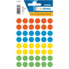 HERMA - Etiquette 1851 ronde 12mm assortie 240 pièces