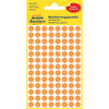 Avery Zweckform -  Etiket avery 3178 rond 8mm oranje 416st | 10 stuks