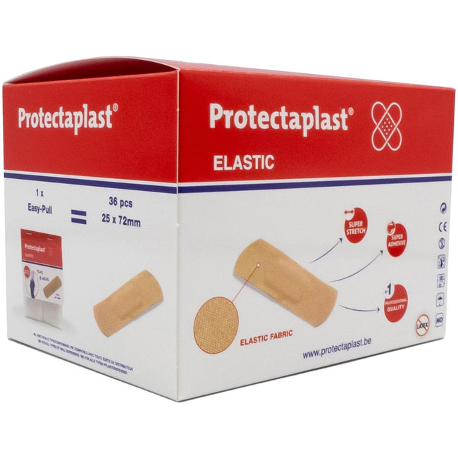 Protectaplast - Proteclast Tear Wear Elastic Easy-Pull, pi 25 x 72 mm, 5 x 36 pièces