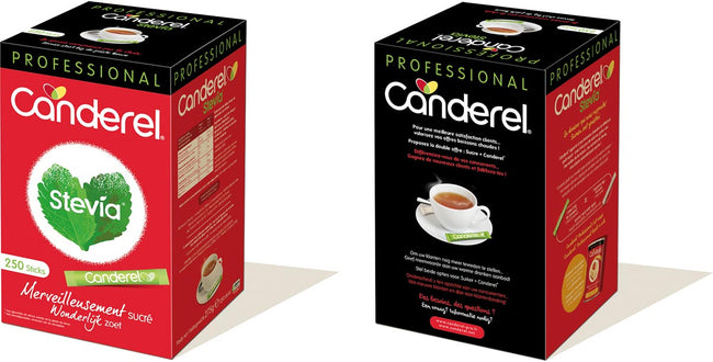 Canderel - Stevia 250 Sticks, 250 x 1,1 gr Stick
