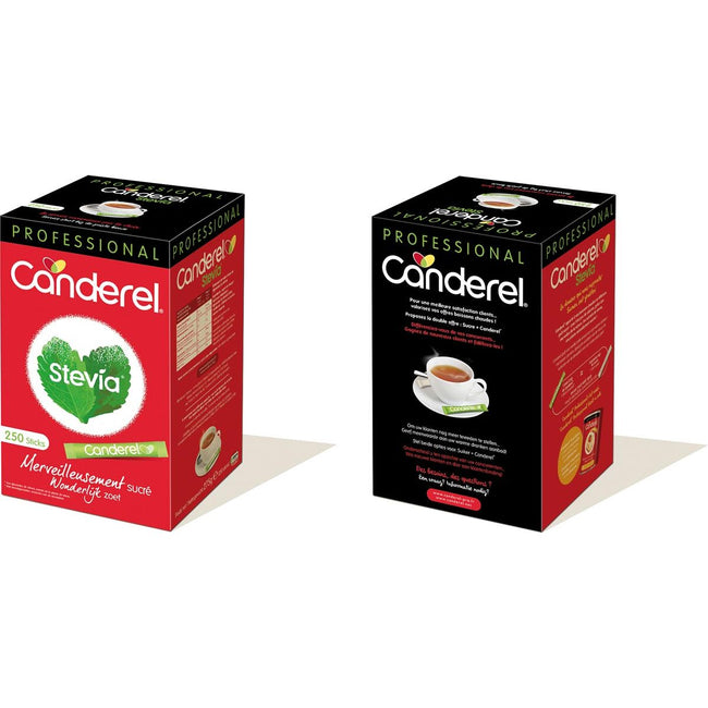 Canderel - Stevia 250 Sticks, 250 x 1,1 g Stick